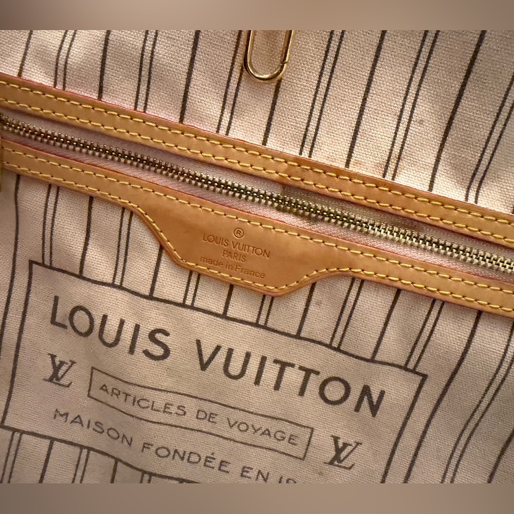 Brown and Tan Monogram Tote - Picture 4 of 15